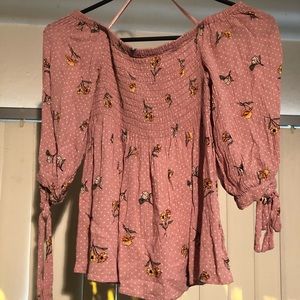 Off the shoulder top
